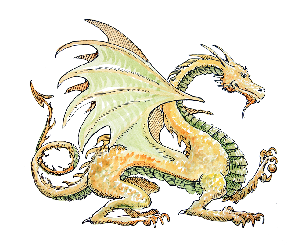 Dragon left Rachael Pruitt