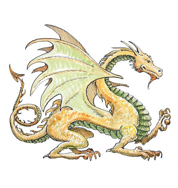 Dragon left Rachael Pruitt
