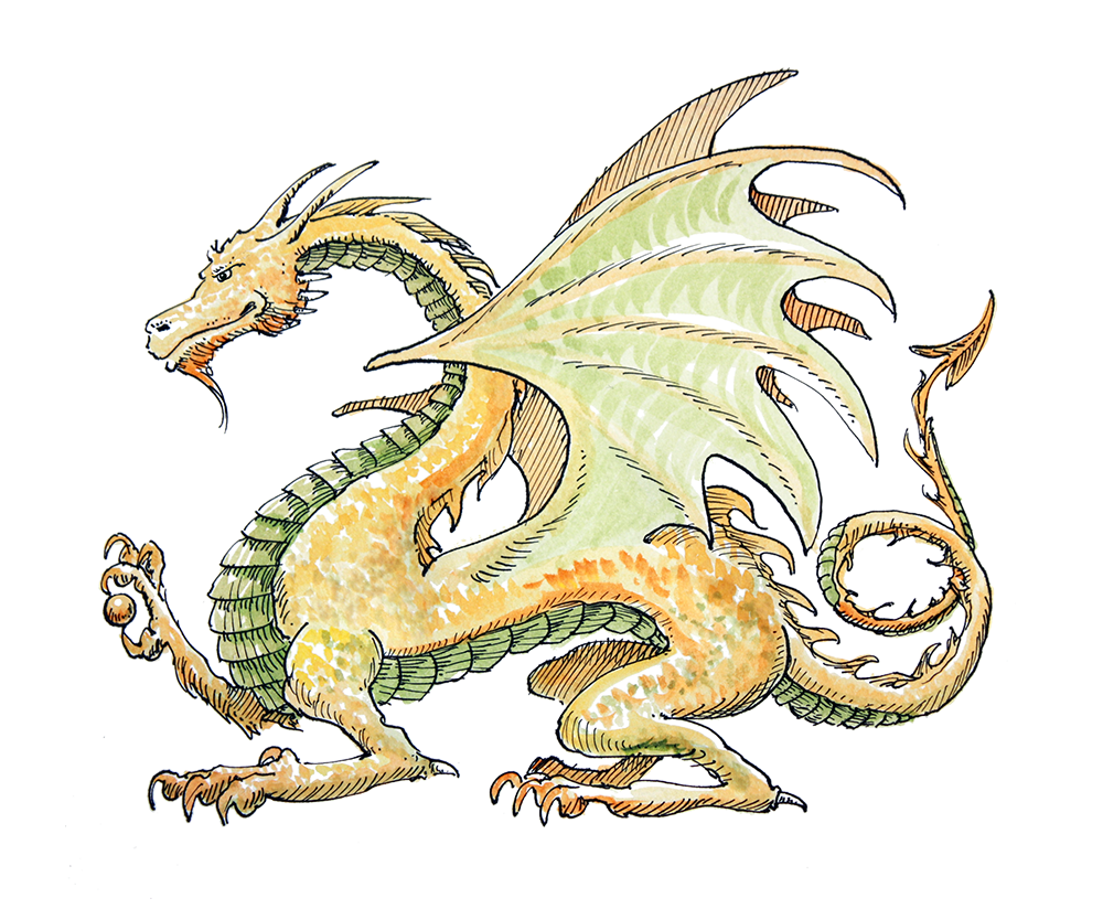 Dragon right Rachael Pruitt