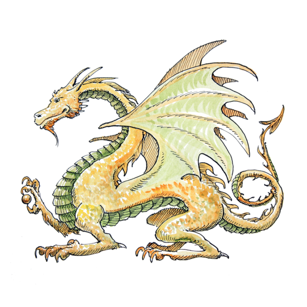 Dragon right Rachael Pruitt